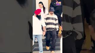 DILJIT DOSANJH SNAPPED AT PRIVATE AIRPORT KALINA SHORTS | NAVE NAKORE SHORTS