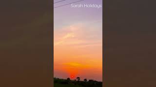 Beautiful Sunset View #travel #sunset #timelapse #Nature #tourism #Sarahholidays #relaxing