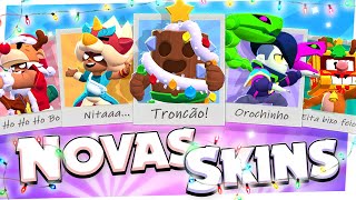 TODAS AS NOVAS SKINS DE NATAL, TEMPORADA 10 E NOVOS PINS! Sneak Peek