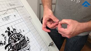 How To Set Up Two Colour Artwork On VRS Screen Registration System | Screen Printing