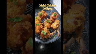 Malai Chicken Lollipop Recipe #shorts #malaichicken #lollipop #recipe #viral #food #kitchen