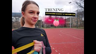 TRENING INTERWAŁOWY Z MINIBAND NA POŚLADKI 🍑/ INTERVAL TRAINING WITH MINIBAND FOR BOOTY 🍑 #1