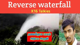 Reverse Waterfall in Tamil// Reverse Waterfall near Pune//தலைகீழாக பாயும் அதிசய அருவி//K16Talkies .