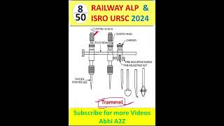 #8 🔥Trammel and its parts🔥 || Trammel by Abhi A2Z || @Abhi_A2Z #rrbalp #fittertrade #alpclass