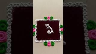 Easy Rangoli #trending #rangoli #ytshorts #shorts