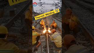 Thermit Welding Full Process|Mechanical engineering|#shorts #welding