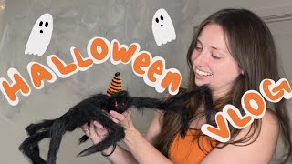 Halloween Vlog 2023 | shop, decorate, and make pumpkin spice lattes with me!