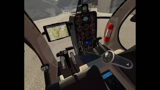 X Plane 11, Hughes 500D, Valley Run at Locher Airfiled (Oculus Rift S VR)