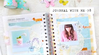 journal with me ☆ 78 | Week 5 in My Daphne's Diary Memory Planner