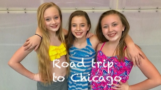 Princess Ella and friends road trip to mermaid school in Chicago. Vlog 22