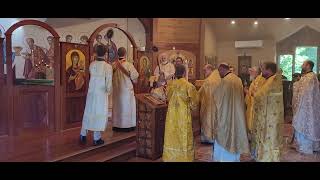 Great Entrance, Primatial Divine Liturgy 6.24.22 at St. Vladimir’s Orthodox Seminary