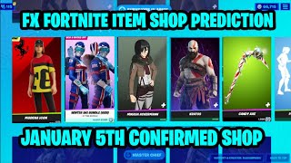 January 5th 2024 Fortnite Item Shop CONFIRMED / Fortnite Early Item Shop Prediction January 5th