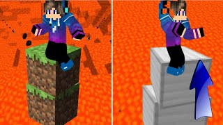 A CADA MINUTO A LAVA SOBE NO MINECRAFT !