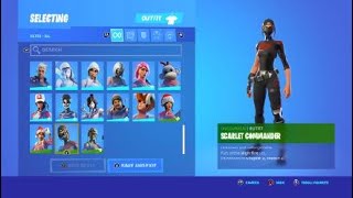 BEST COMBOS FOR SCARLET COMMANDER SKIN - Fortnite