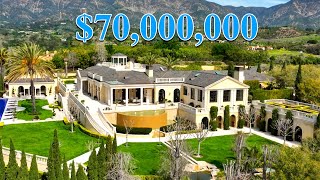 TOURING a $70,000,000 California Mega Mansion with a Polo Field, Nightclub, & Ocean Views!