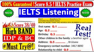 IELTS LISTENING PRACTICE TEST 2024 WITH ANSWERS | 09.08.2024