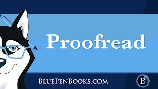 Proofreading | Blue Pen