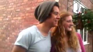 Harry Styles of One Direction   Showing Some Fan Appreciation   Hugging and Taking Pics with Girls