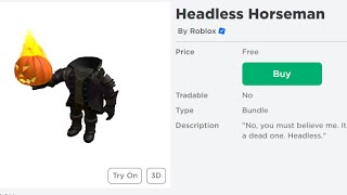 Headless Horseman Is Now Free..