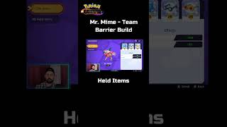 Mr. Mime - team barrier build #pokemonunite #pokemon #gaming #shorts