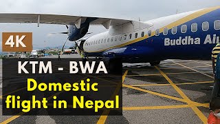 Kathmandu - Bhairahawa : Domestic flights in Nepal in 4K