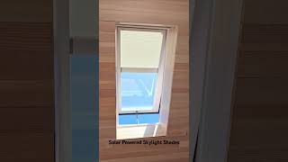 Solar Powered Skylight Shades From @veluxusa #tinyhome #skylights #tinyhousebasics #tinyhouse