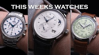 This Weeks Watches - GO PanoMaticLunar, Breitling "Pistachio" , Omega Speedmaster &More [Episode 65]