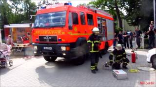 125 Jahre Freiwillige Feuerwehr Duvenstedt - Bergung Person unter PKW_11.06.2016