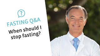 When should I stop fasting? | All about fasting Q&A | Buchinger Wilhelmi