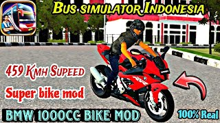 bmw s1000rr bike mod for bus simulator indonesia | bmw bike mod for bus simulator indonesia download