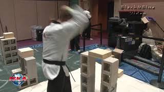 No Spacers Breaks at 2024 ISKA U S Open  World Martial Arts Breaking