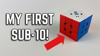 RECONSTRUCTING MY FIRST EVER SUB-10 | 7.53 on 3x3