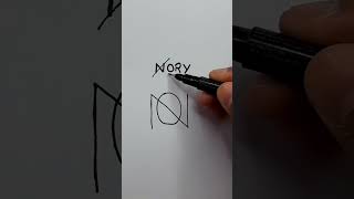 Diseño de logo "NORY"