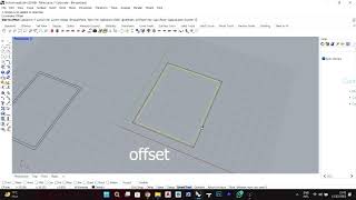 Rhino short hacks/ rectangle/ offset/ fillet corners