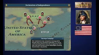 European War 6 1804 Declaration of Independence (4) Saratoga Campaign