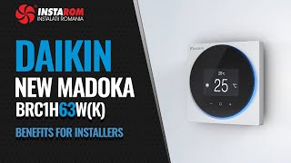 Daikin New Stylish Remote Controller BRC1H63W(K) | Benefits for air conditioning installers