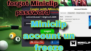 freeze Miniclip account unlock 8 ball pool