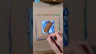 Jewish Challah Bread Oil Painting ✡️ Mini Paint Challenge