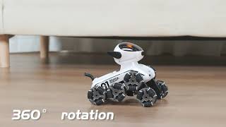 Pure Toy -2.4G Eight Wheel RC Robot Dog