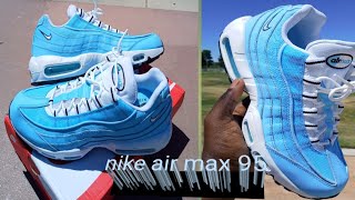 nike air max 95 blue chill University Blue review