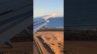 British Airways A321 Lanzarote Landing #shorts #shortsvideo #lanzarote