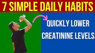 7 Simple Daily Habits to Quickly Lower Creatinine Levels and Avoid Dialysis!