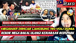 REKOR EMAS❗❗PALING Ditunggu di KOREA SELATAN , MEGAWATI DIPREDIKSI BAKAL ULANGI KEJUARAAN REDSPARK