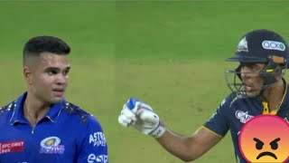 Sara Tendulkar Shokced when Shubman Gill arguing with Arjun Tendulkar during live match| MIvsGT 2023