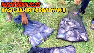 Rekor baru 2022!! Hasil akhir terbanyak mancing ikan nila umpan lumut