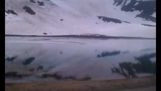 2012-07-02 Katmai N.P. - VTTS - East Mageik Lake - reflection of the mountain