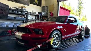 Trinity swapped 2009 GT500 makes 700HP on 93!