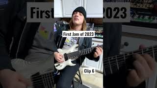 First Jam of 2023 clip 6 | #shorts #guitar #guitarist #guitarsolo #beats #beat