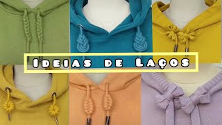 IDEIAS DE LAÇOS PARA ESTILIZAR SUAS BLUSAS. #laços #ideiasdelaços