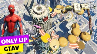 ONLY UP in GTA 5 | Spiderman Funny